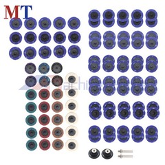 104 Pcs 2 Inch Die Grinder Sanding Discs Set 40-240 Grit with 1/4 Inch Holder