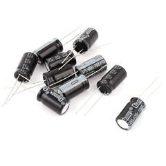 (Pack of 12 Pieces) 1000Uf 25V Capacitor, Aluminum Electrolytic Capacitor 1000Uf