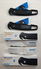2 pack MARTOR SECUMAX 350 350001 COMPACT SAFETY KNIFE/ BOX/ STRAP CUTTER TOOL