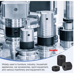 Round Rubber Spacer Anti Vibration Isolation Pads Isolator Bushing Washer M2-M56