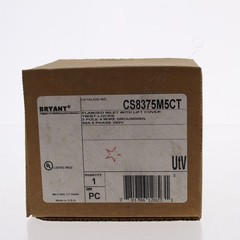 Bryant California Style Locking Armored Flanged Inlet Non-Nema 50A 250V 3 Phase