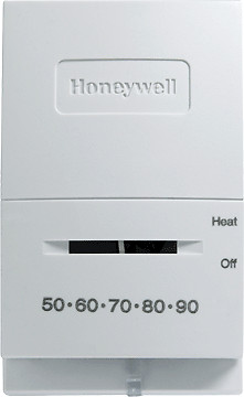 Honeywell T822K/T827K Econostat Heat Only Non-Programmable Thermostats