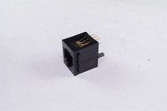 Lot of 3 69254-001 FCI Modular Connector Jack 6P6C 2.54mm RJ11 RJ12 RJ14 RJ25