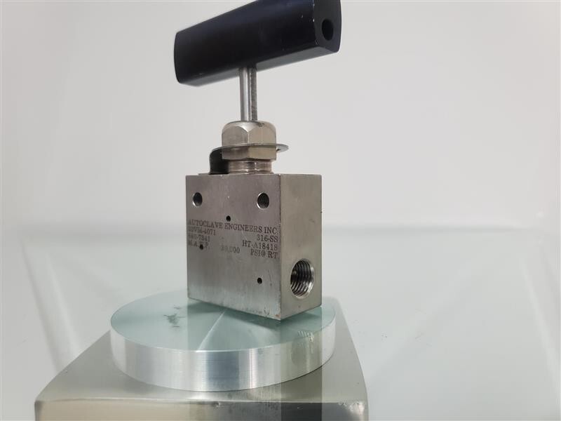 Autoclave Engineers 30,000 PSI Stainless Steel Valve 30VM-4071 316-SS