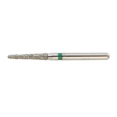 10pc Dental Diamond Burs 856/014C FG High Speed Bur Round End Taper Coarse Grit