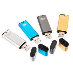 RecorderGear FD10 USB Drive Voice Recorder Small Spy Recording, Gray Option