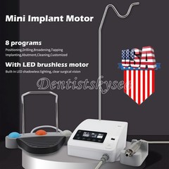 Dental Brushless Implant Motor System Surgical 1:1 LED Contra Angle Handpiece DT