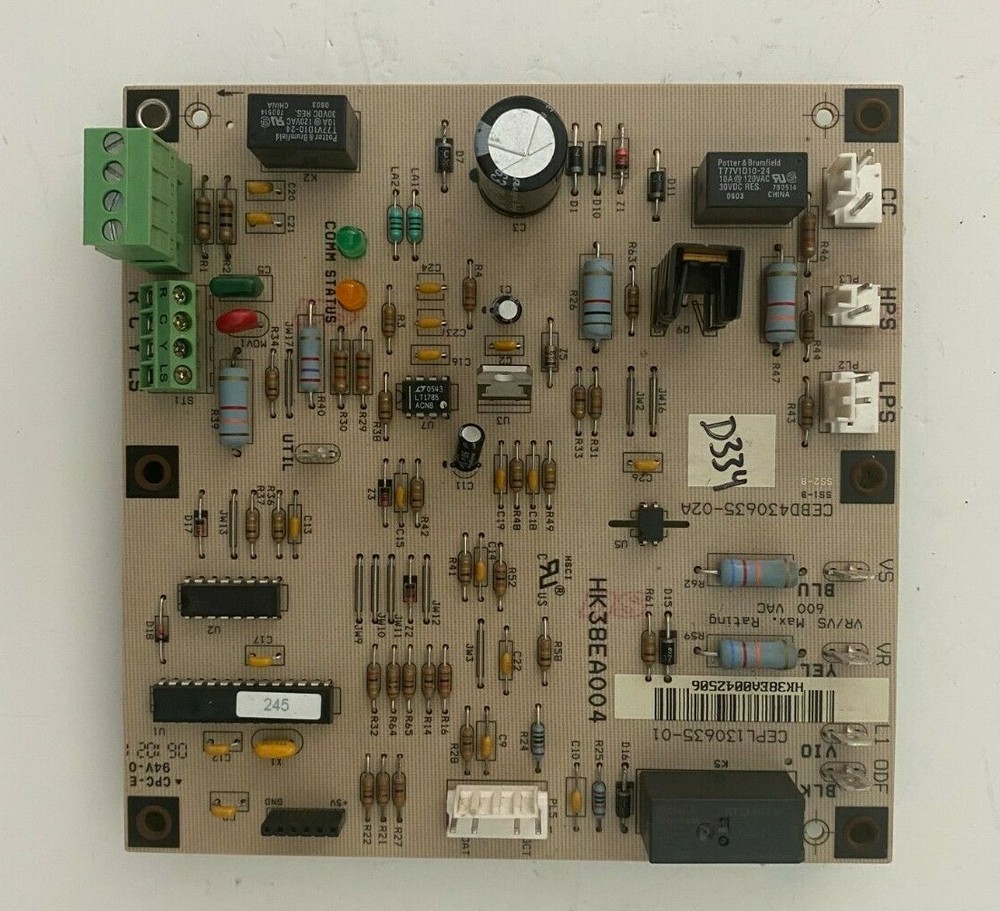 Carrier Bryant Payne HK38EA004 Defrost Control Heat Pump Circuit Board used#D334