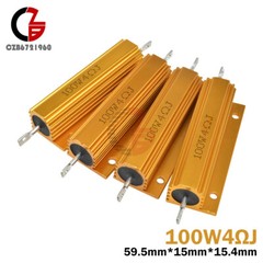 100W Watt Shell Power Aluminum Housed Case Wirewound Resistor 0.1-1000Ω Ohm