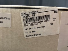 COLE-PARMER 5mL Aspirating Serological Pipettes Sterile EW-04395-09 (200/cs)