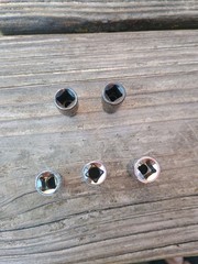 5 Pittsburgh 1/4″ Drive Sockets 6 Point 5mm 6mm 6mm 7mm 9mm