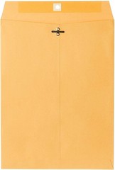 20 Pack Classic Brown Kraft 9″ x 12″ Envelopes with Clasp Closure – Made in USA