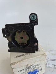 Eaton Cutler-Hammer OEM Part No. E34PB1 53X BLACK CORROSION Resistant PB SWITCH