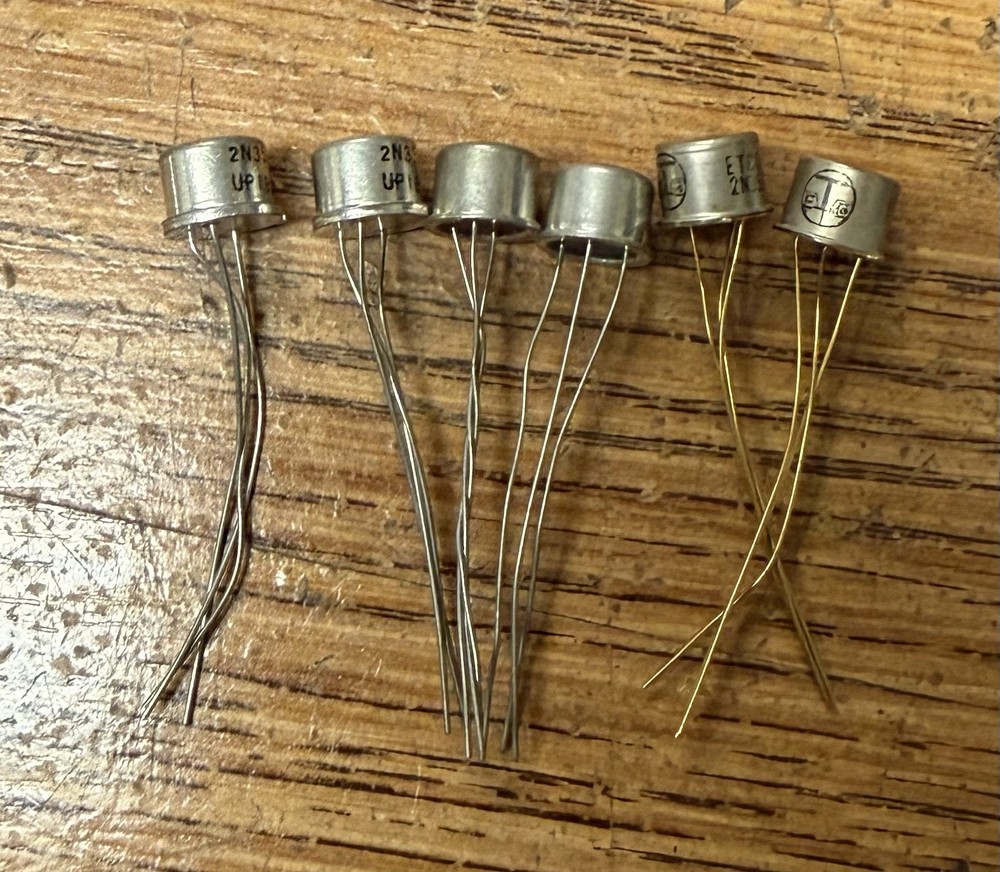 (6) 2N357A 2n357 Germanium NPN Transistors NOS
