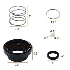 GYOFFULL WP285170 Dishwasher Faucet Adapter 285170 Collar Kit fit…