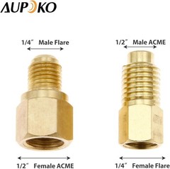 R12 R22 to R134a Adapters, R134A Refrigerant Tank/Vacuum Pump Port Connection…