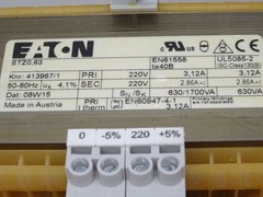 Eaton Control Transformer STZ0.63 (220/220) / Control Transformer / New Original Packaging