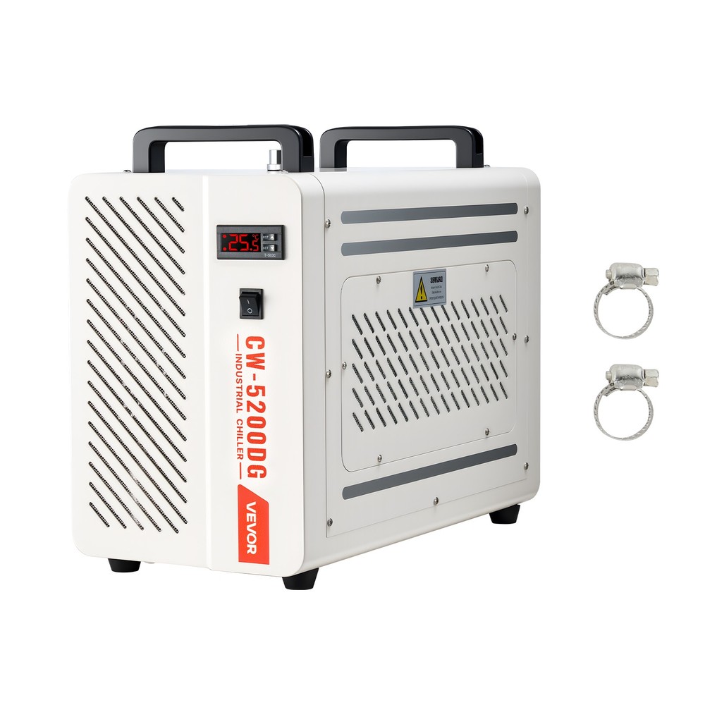 VEVOR Industrial Water Chiller 5460 BTU/h Water Cooler with Compressor 3.4 GPM