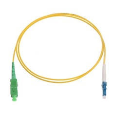 Fiber Optic Patch Cable 3.3Ft Single-Mode Simplex LSZH LC/UPC to SC/APC