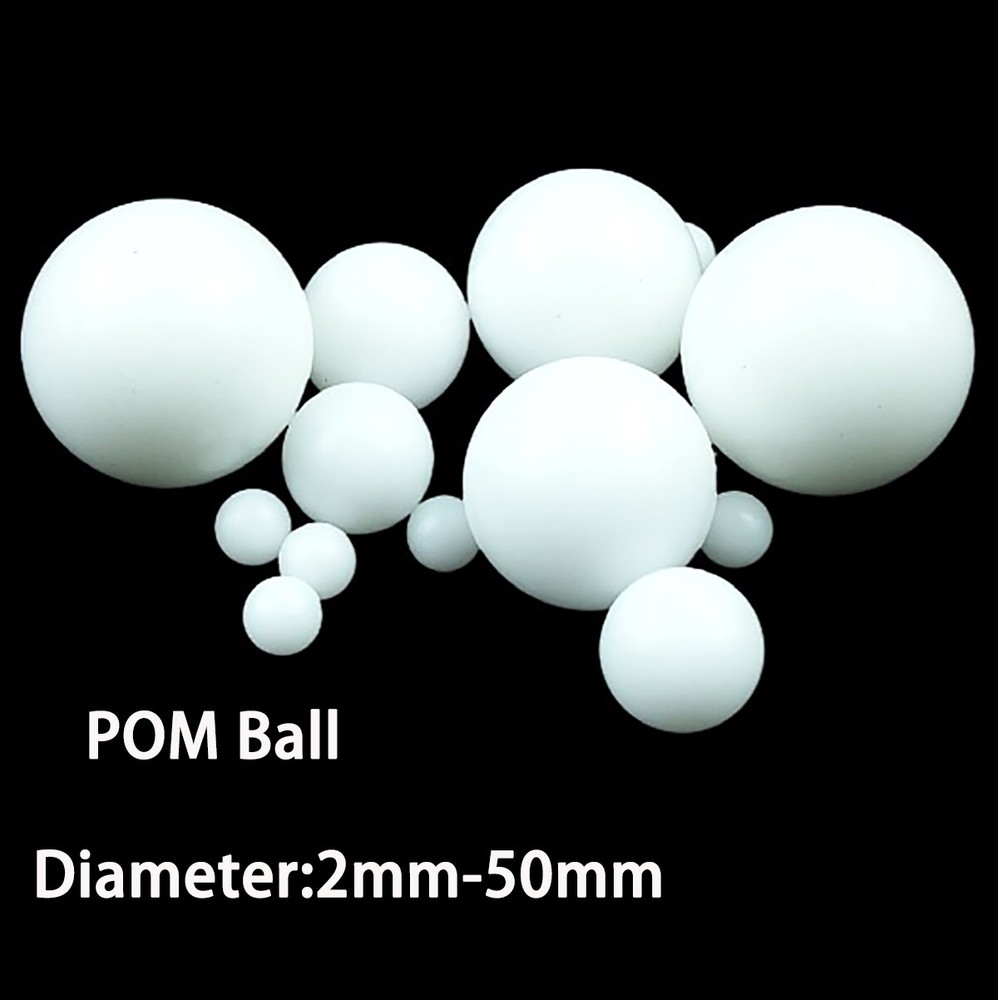 High Precision Polyoxymethylene Plastic Ball Solid POM Plastic Ball Dia.2mm-50mm
