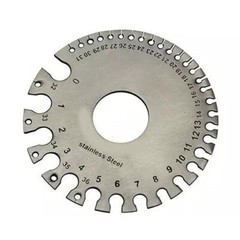 Round Thickness Stainless Steel Wire Gauge Diameter Gage Metal Inch Measurement