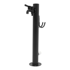 2-Outlets Outdoor Water Column Faucet Floor Mount Column Faucet Garden Faucet