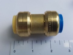 10) 3/4″ X 3/4″ PB (POLYBUTYLENE) SHARKBITE STYLE CONVERSION PUSH FIT COUPLINGS