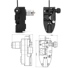 Wire Feed Assembly Drive Motor fit HZXVOGEN HVM200 MIG145 Flux Core Welder