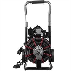 100ft x 1/2″ Commercial Drain Cleaner Sewer Snake Drain Auger Cleaning Machine