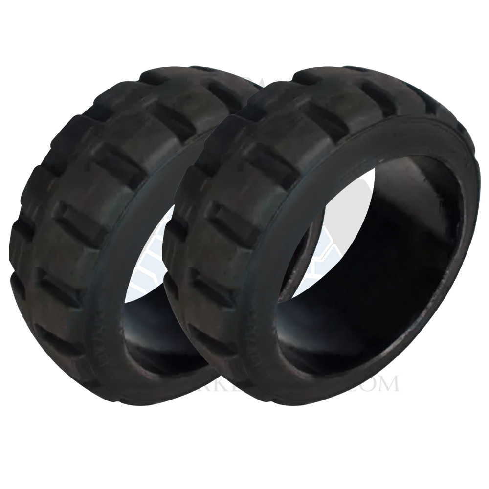 16X7X10-1/2 AMERICAN SOLID FORKLIFT TIRES 1671012 167105 | USA TR 2X DEAL