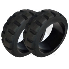 16X7X10-1/2 AMERICAN SOLID FORKLIFT TIRES 1671012 167105 | USA TR 2X DEAL