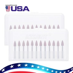 AZDENT Dental Brownie Polishers Friction Grip Burs Mini Points 1.6mm FG 0413