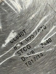 Skarpaz CL840T 8″ 40T 5TCG Carbide Saw Blade .095 Kerf 5/8 Bore