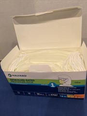 HALYARD 47567 Level 1 Disposable Procedure Mask, Earloops, Yellow, 50 Count Lot