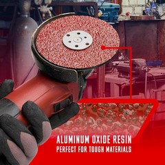 71878 Aluminum Oxide Resin Fiber Sanding Discs 5” x 7/8”, 36 Grit, 25 Pack