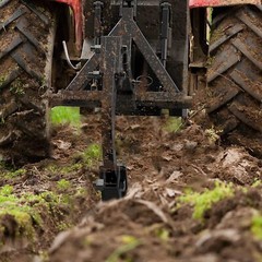 Hitch Lawn Mounted Ripper Middle Buster Plow for ATVs/UTVs Tractor W/2″ Receiver