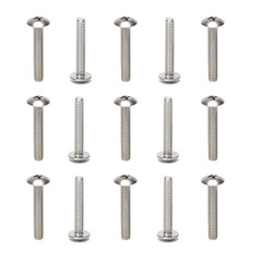 100Pcs #8-32 X 1 Truss Head Machine Screws for Cabinet Drawer Knob Pull Handle,