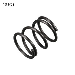 10pcs – Compression Spring 1.2mm Wire Dia 13mm OD 15mm Free Length Black