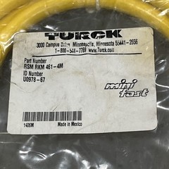 🔥TURCK RSM RKM 461-4M, MINIFAST DOUBLE-ENDED CORDSET, U0978-67, New🇺🇸