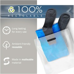 20×20 Clear Plastic Merchandise Bags, Glossy Finish, Extra Large Retail Size,…