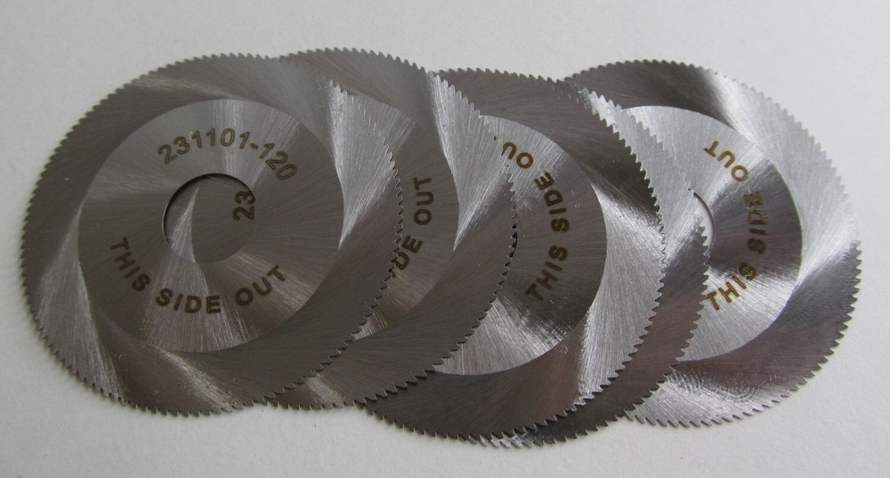 5-PACK HSS SLITTING SAW SLOTTING BLADES 50MM x 12MM ARBOR HOLE (2″ x 1/2″)