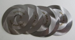 5-PACK HSS SLITTING SAW SLOTTING BLADES 50MM x 12MM ARBOR HOLE (2″ x 1/2″)