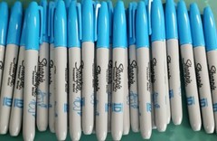 1D One Direction Harry Stiles Sharpie Blue Color FINE POINT Sharpie New Favorite