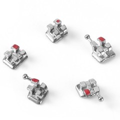 50 Sets Dental Orthodontic MIM Monoblock Brackets Mini MBT 0.022″ Hooks AZDENT