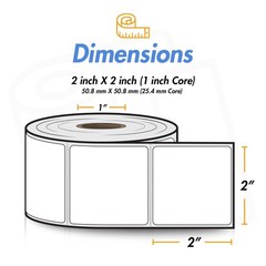 Officesmartlabels 2 X 2 Square Direct – Desktop 1 Core