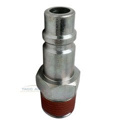 1/2″ MNPT x 1/2″ Body Industrial Style Coupler Plug Quick Connect Milton G Style