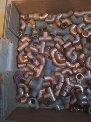 Over 20 Pounds NOS Copper Plumbing Fittings 1/2 &3/4