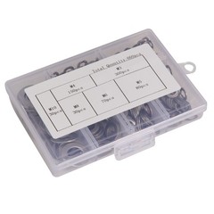 660 Pieces of 304 Stainless Steel Washers Flat Washer Assortment Set Kit 6 Sizes