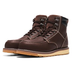 NINGO Men’s Steel/Soft Toe Work Boots Waterproof Leather Industrial Safety Boots