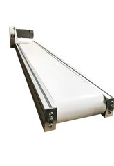 110V 59″L×7.8″W Electric PVC Belt Conveyor Transport Mesa Aluminum Body 66Lbs